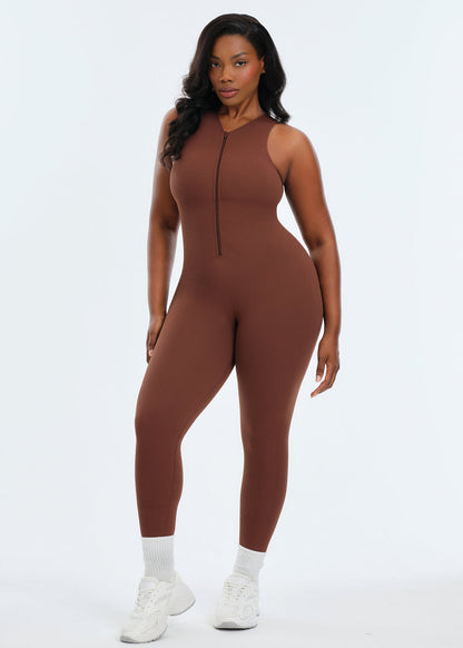 Front Zip Jumpsuit