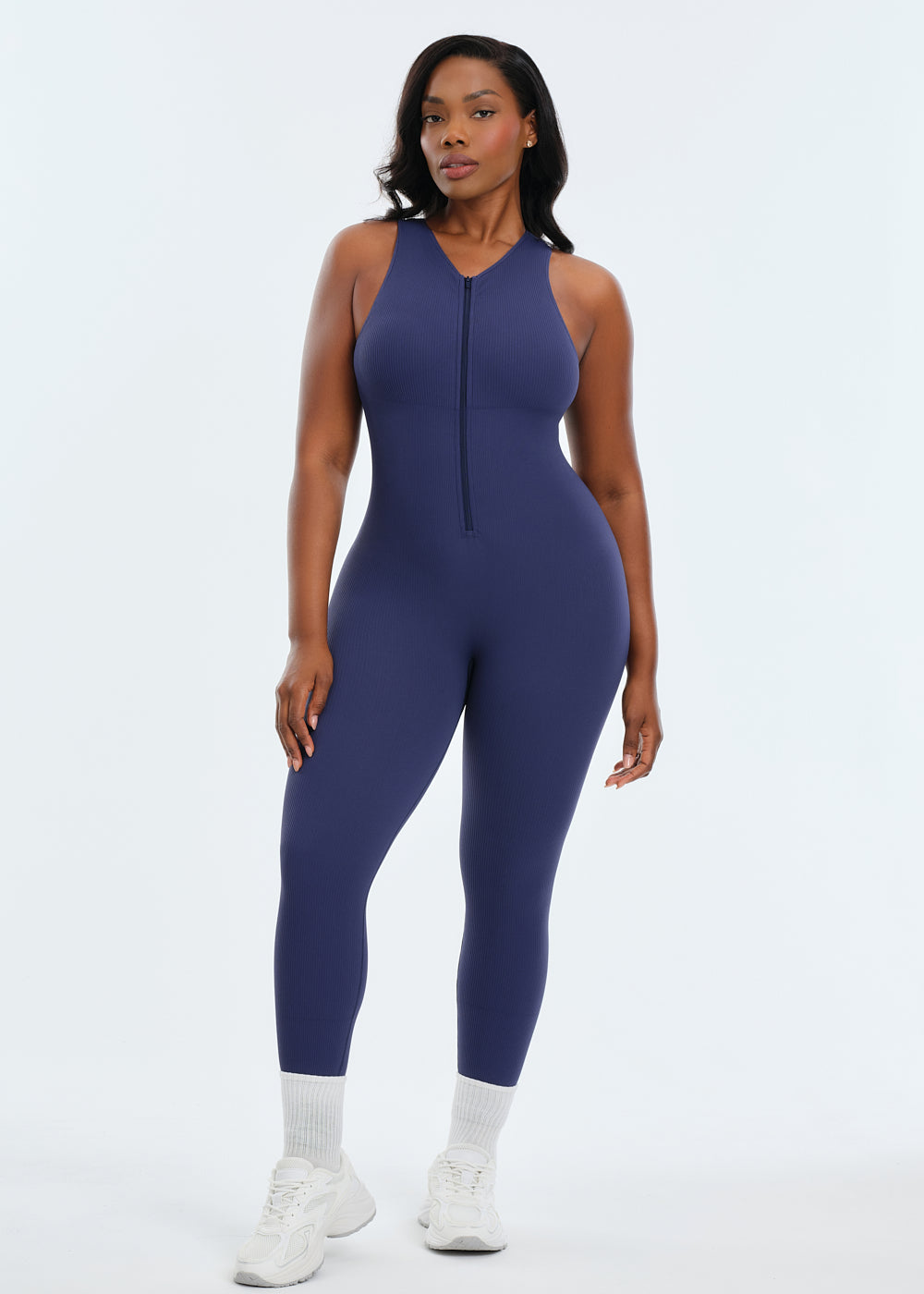 Front Zip Jumpsuit