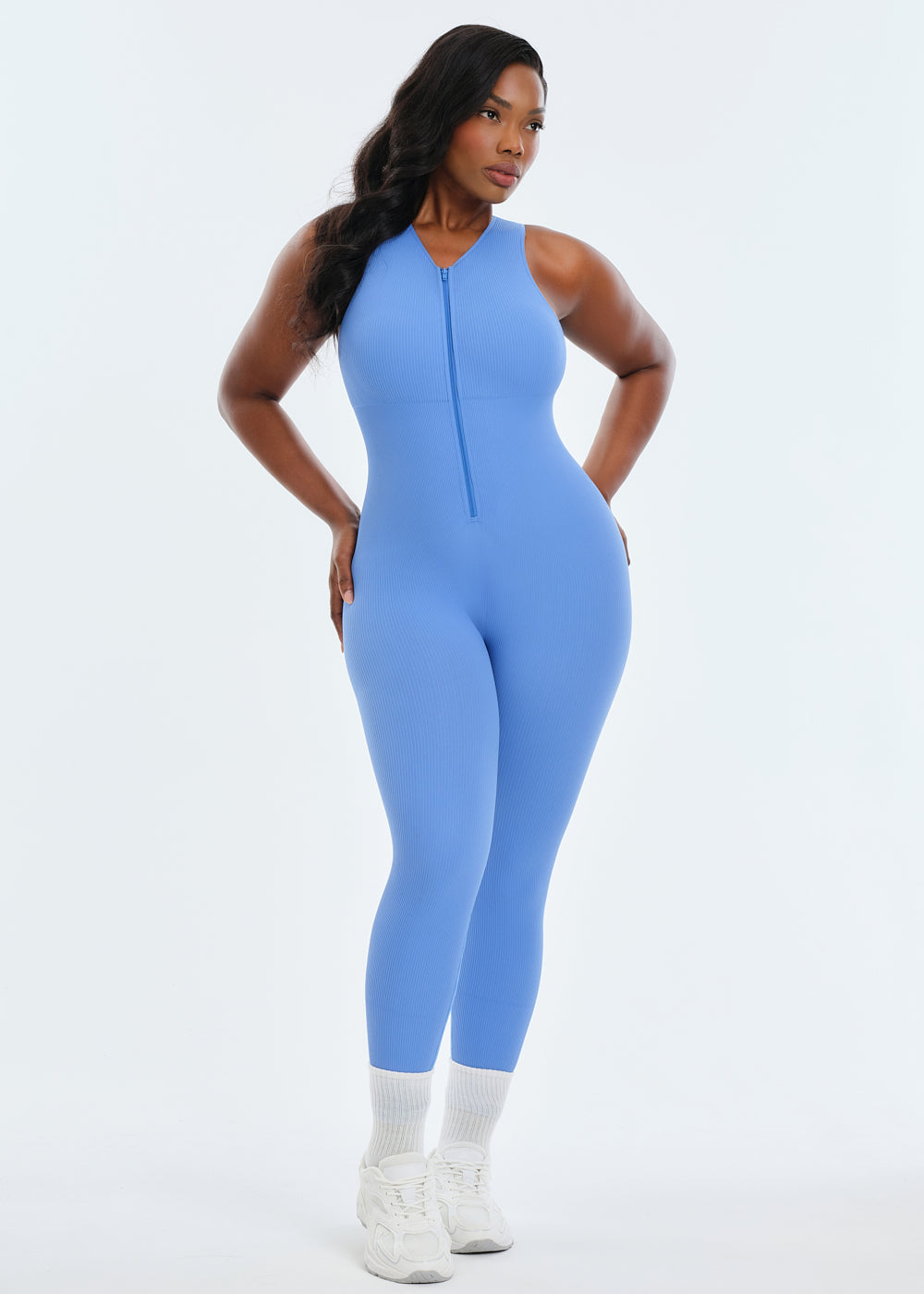 Front Zip Jumpsuit
