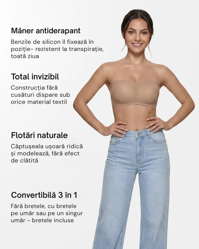 BareSculpt™ Sutien Invizibil fără Bretele