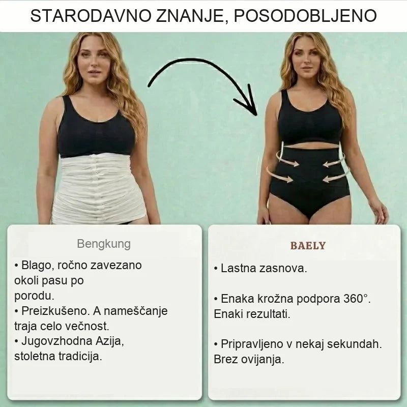 Visokopasne modelirne hlačke za obdobje po porodu in v menopavzi